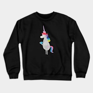 Unicorn Inspired Silhouette Crewneck Sweatshirt